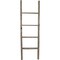 Ekena Millwork 19"W x 60"H x 3 1/2"D Vintage Farmhouse 4 Rung Ladder, Barnwood Decor Collection, Reclaimed Grey DECR019X060X04LDRGY - alternate 2